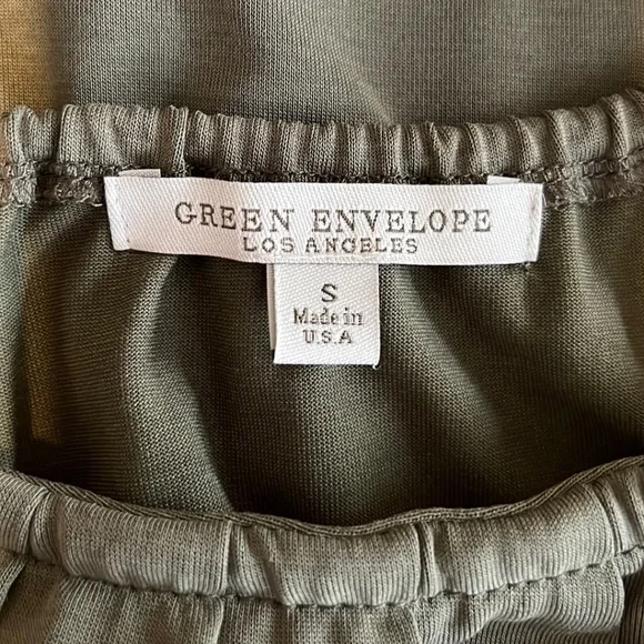 Green Envelope blouse - Picture 8 of 9